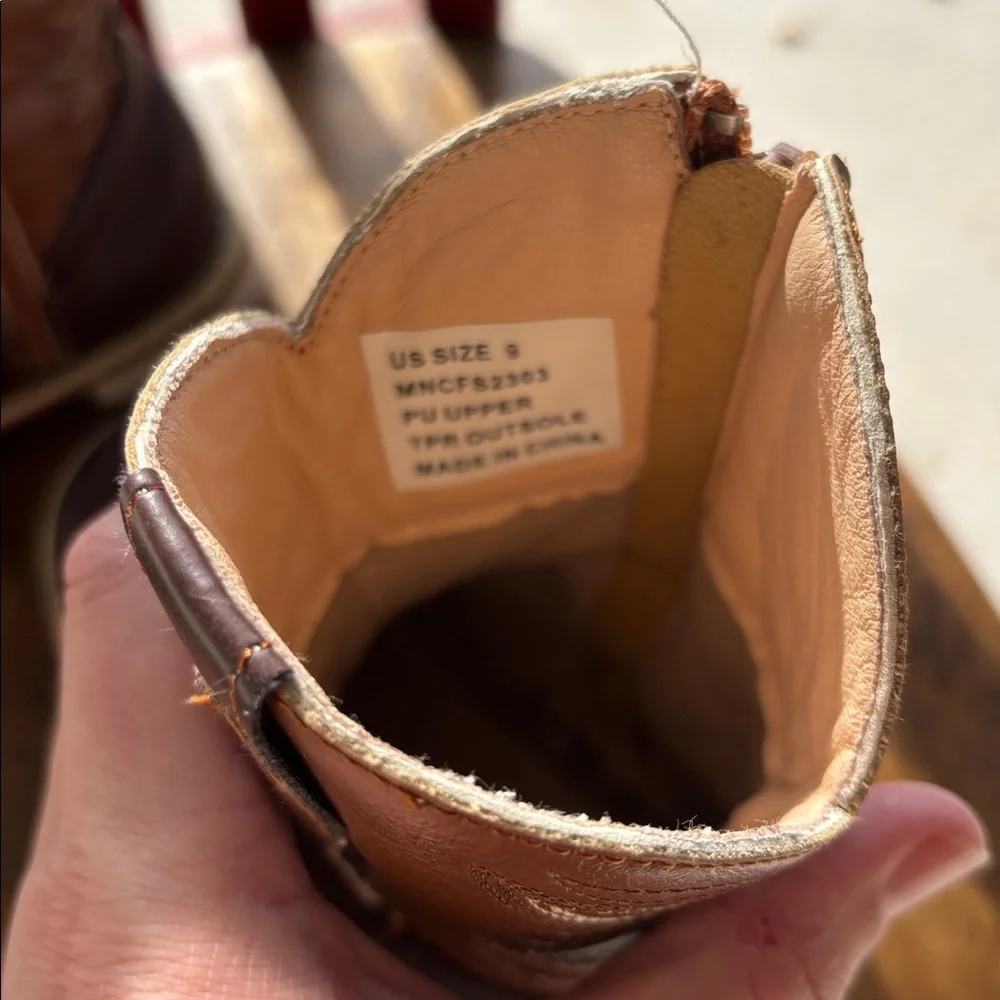 Brown Cowboy Boots for Kids - Picture 4 of 5